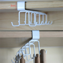 Load image into Gallery viewer, Practical Design Kitchen Storage Rack 10 Hooks Metal Cupboard Hanging Hook Hanger Organizer Kitchen Accessories