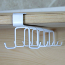Load image into Gallery viewer, Practical Design Kitchen Storage Rack 10 Hooks Metal Cupboard Hanging Hook Hanger Organizer Kitchen Accessories

